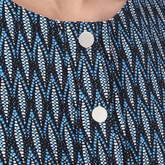 🌟 HOST PICK Maje blue jacquard dress Size 1 - Picture 10 of 13